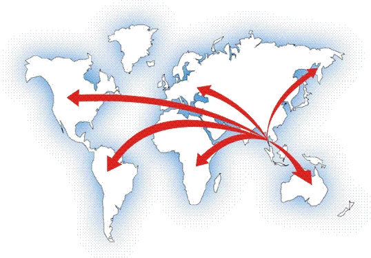 world map